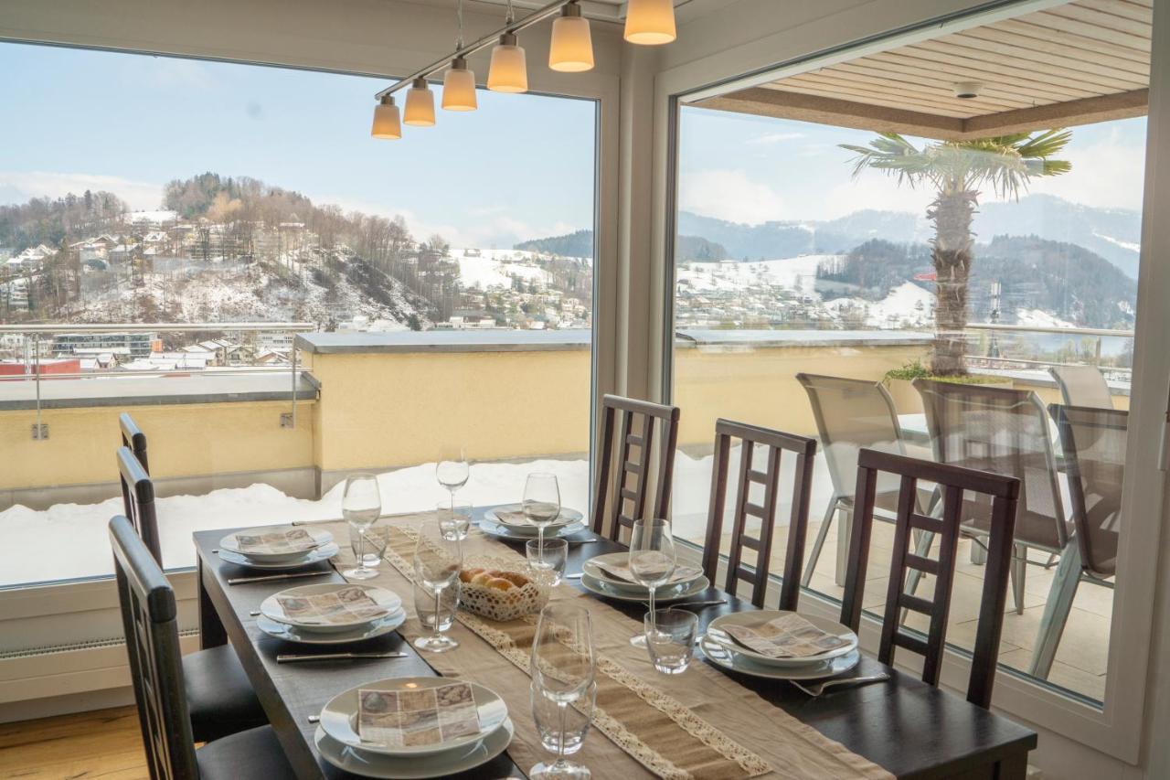 Local-Apartments Pilatus Penthouse Lucerne Exterior photo